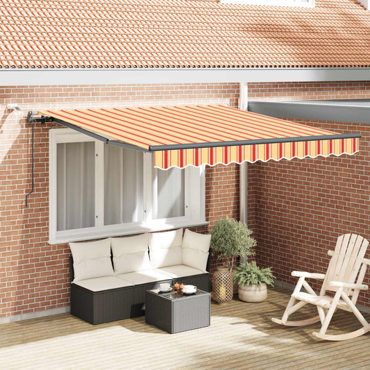Luifeldoek met Geel en Oranje 350 x 250 cm Polyester is nu te koop bij PeponiXL, paradijselijk wonen!