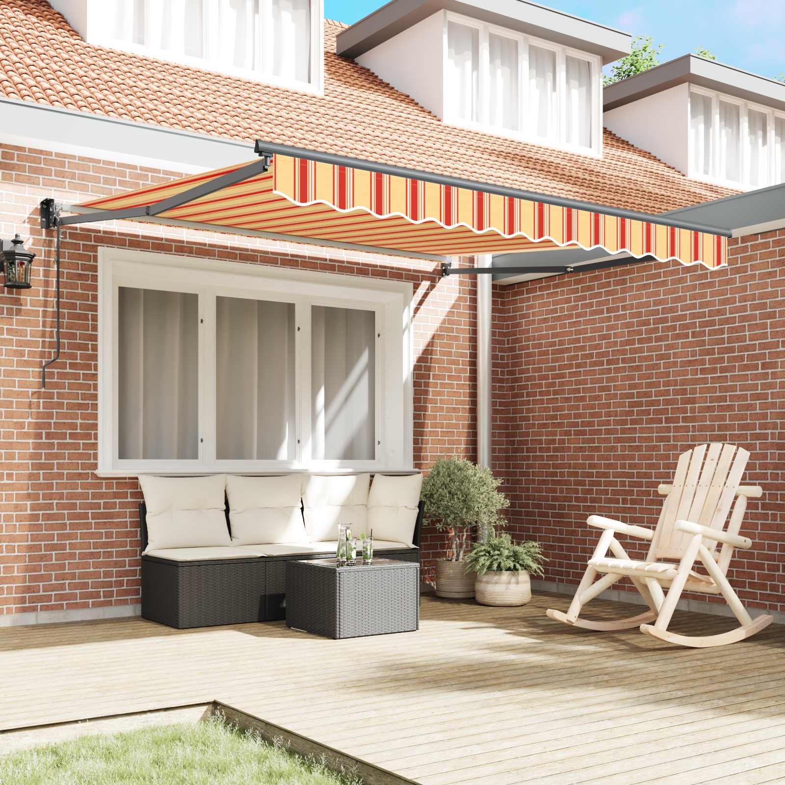 Markies Geel en Oranje 350 x 250 x 165 cm Polyester is nu te koop bij PeponiXL, paradijselijk wonen!