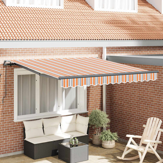 Inklapbaar Zonnescherm Multikleur 350 x 250 cm is nu te koop bij PeponiXL, paradijselijk wonen!