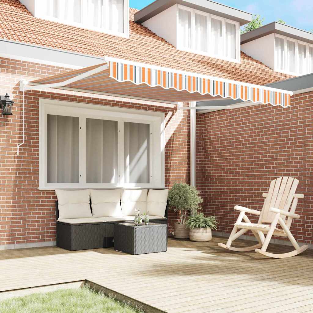 Inklapbaar Zonnescherm Multikleur 350 x 250 cm is nu te koop bij PeponiXL, paradijselijk wonen!