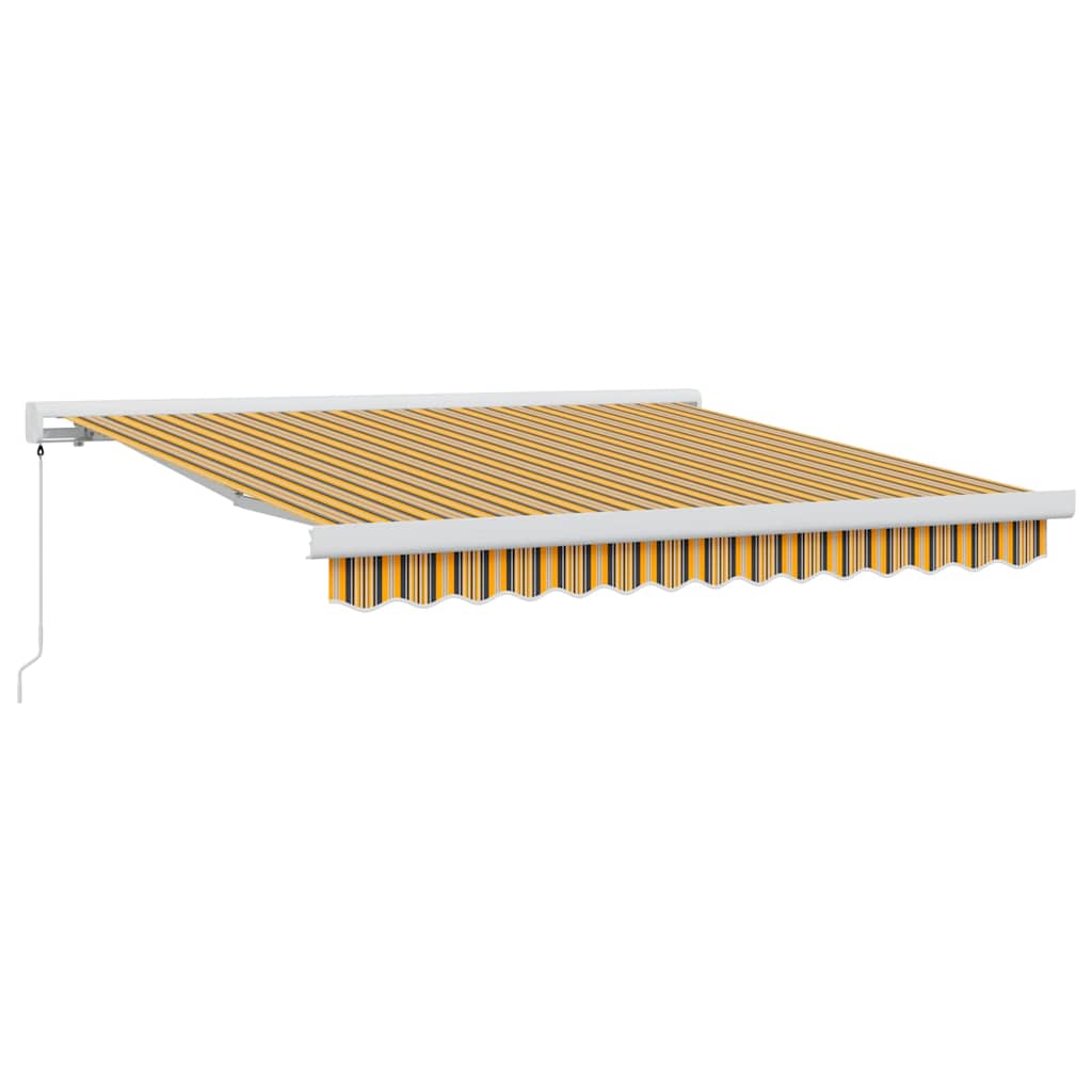 Inklapbaar Zonnescherm Multikleur 350 x 250 cm Stof en Metaal is nu te koop bij PeponiXL, paradijselijk wonen!