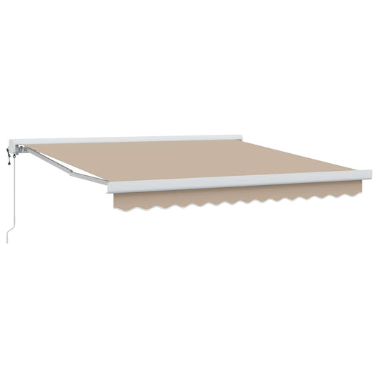 Markies Beige 350 x 250 x 165 cm Polyester en Aluminium is nu te koop bij PeponiXL, paradijselijk wonen!