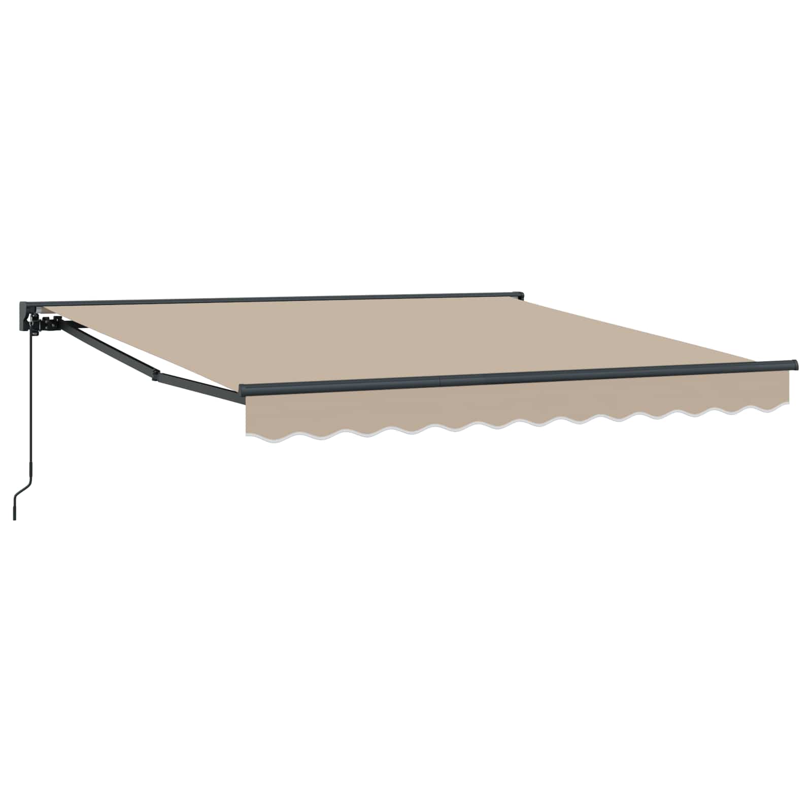 Zijde Frame Beige 350 x 250 cm Polyester met PU-coating is nu te koop bij PeponiXL, paradijselijk wonen!
