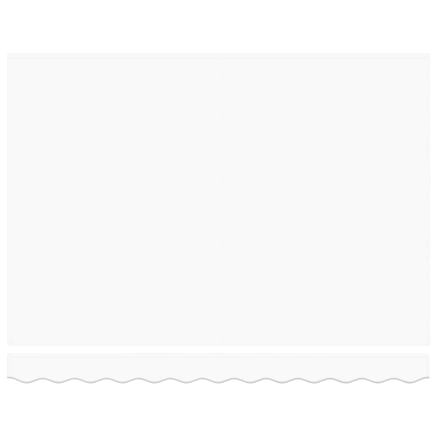 Inklapbaar Zonnescherm Wit 350 x 250 cm Polyester en staal is nu te koop bij PeponiXL, paradijselijk wonen!