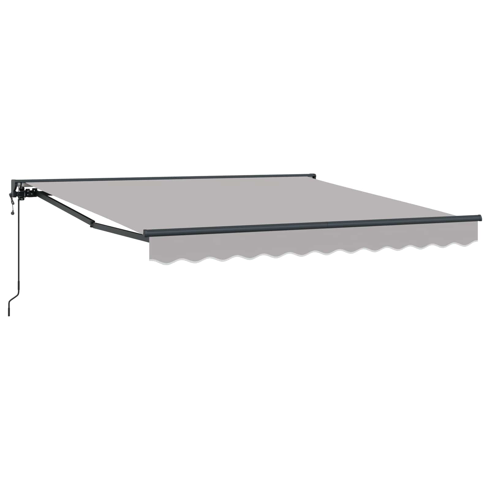 Zijde Frame Lichtgrijs 350 x 250 cm Polyester met PU-coating is nu te koop bij PeponiXL, paradijselijk wonen!