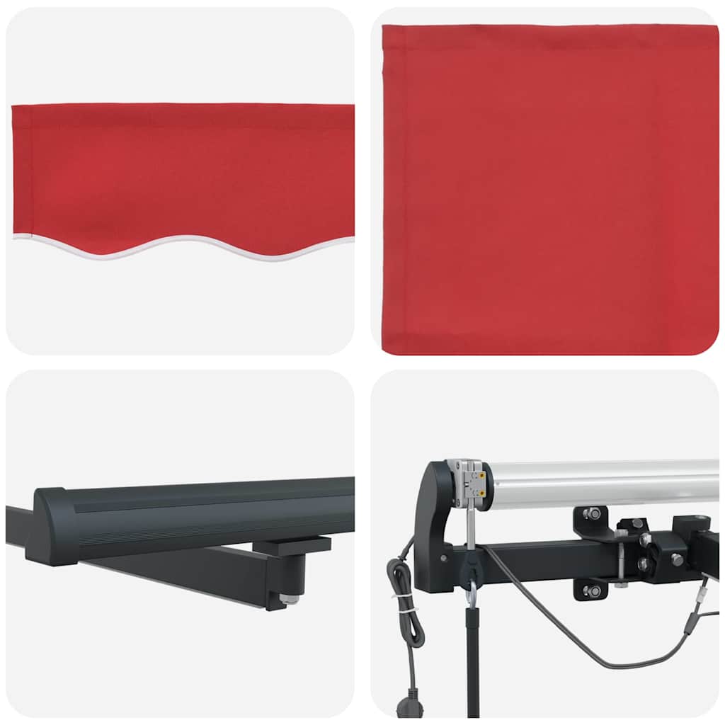 Luifeldoek met Rood 350 x 250 cm Polyester is nu te koop bij PeponiXL, paradijselijk wonen!