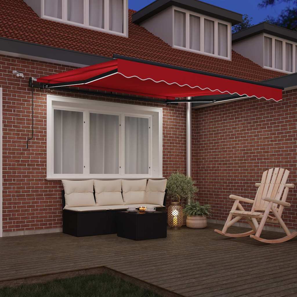 Luifeldoek met Rood 350 x 250 cm Polyester is nu te koop bij PeponiXL, paradijselijk wonen!