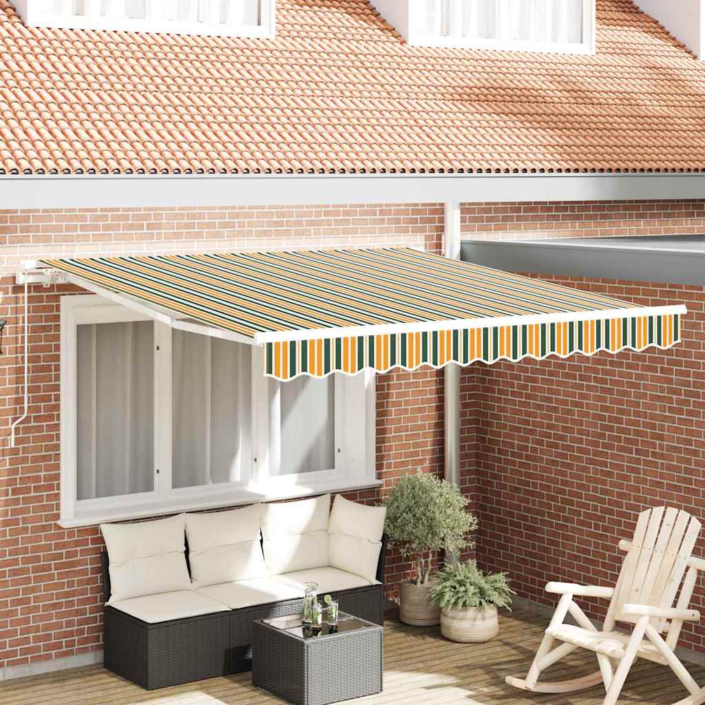 Inklapbaar Zonnescherm Multikleur 350 x 250 cm is nu te koop bij PeponiXL, paradijselijk wonen!