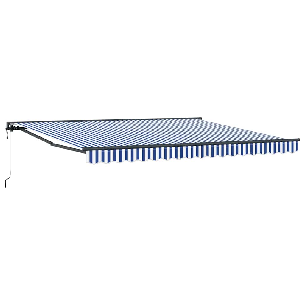 Zijde Frame Blauw en Wit 400 × 300 cm Polyester met PU-coating is nu te koop bij PeponiXL, paradijselijk wonen!