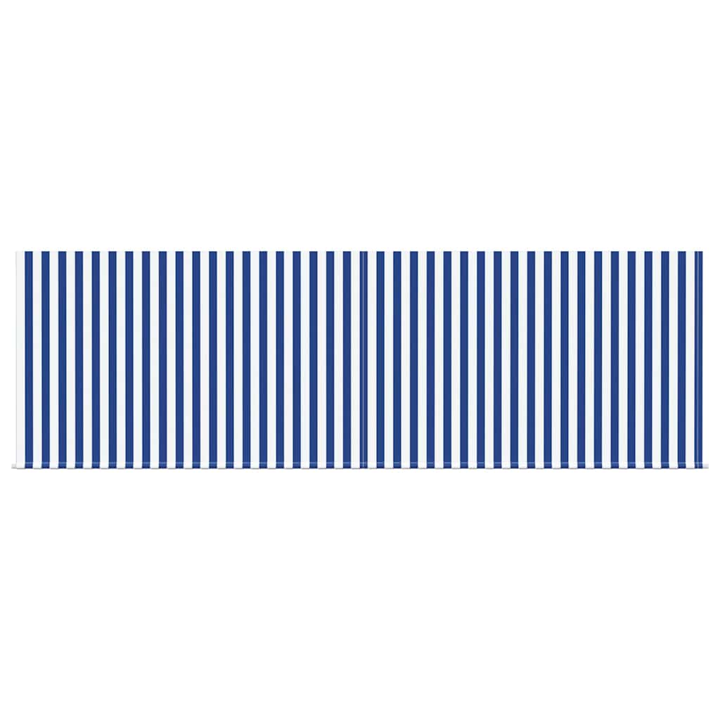 Inklapbaar Zonnescherm Blauw en Wit 400 × 300 cm is nu te koop bij PeponiXL, paradijselijk wonen!