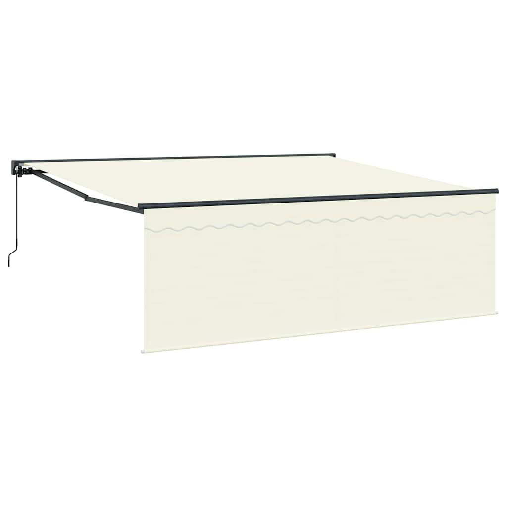 Inklapbaar Zonnescherm Crème 400 × 300 cm is nu te koop bij PeponiXL, paradijselijk wonen!