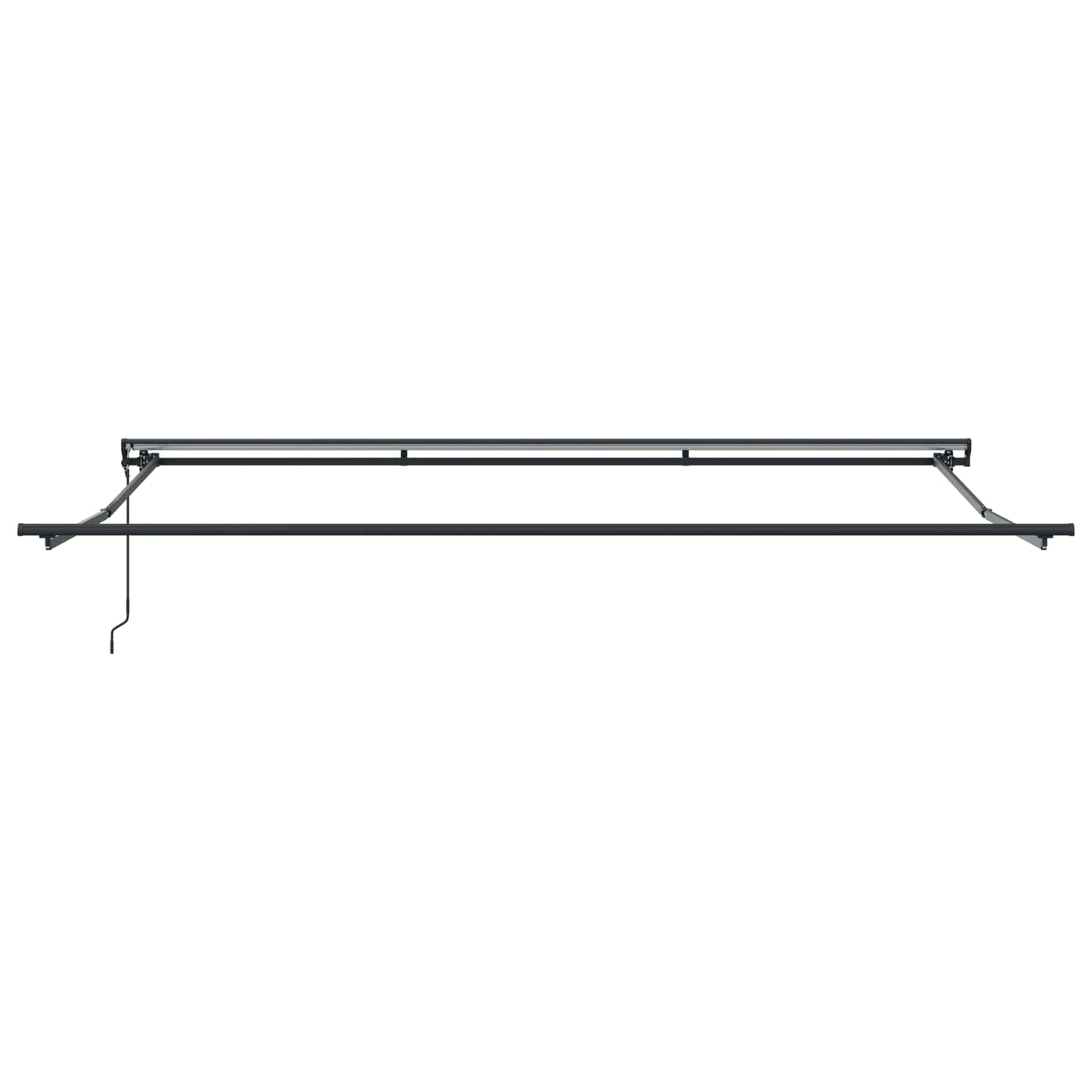Zijde Frame Antraciet 400 × 300 cm Polyester met PU-coating is nu te koop bij PeponiXL, paradijselijk wonen!