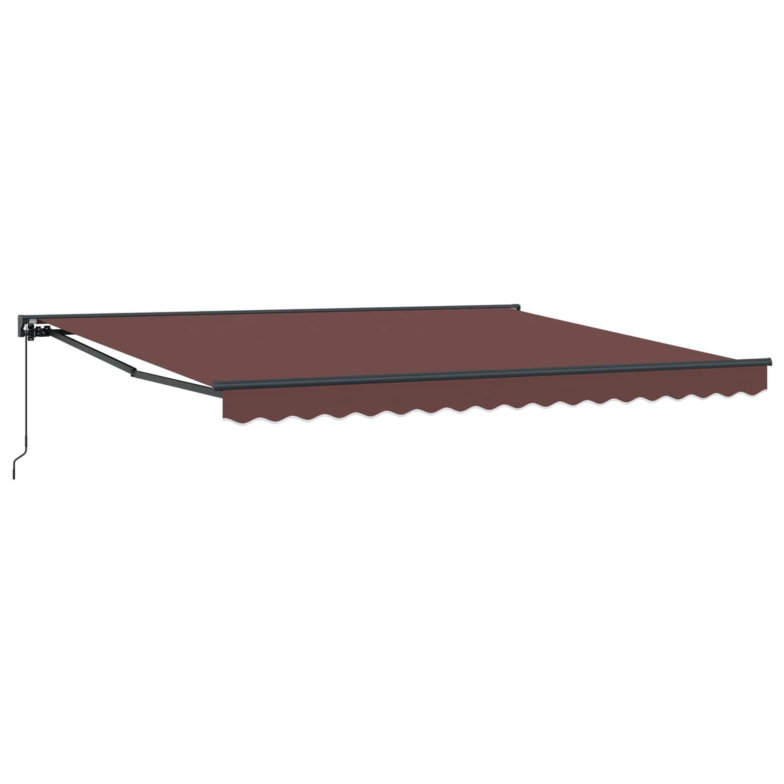 Zijde Frame Bruin 400 × 300 cm Polyester met PU-coating is nu te koop bij PeponiXL, paradijselijk wonen!