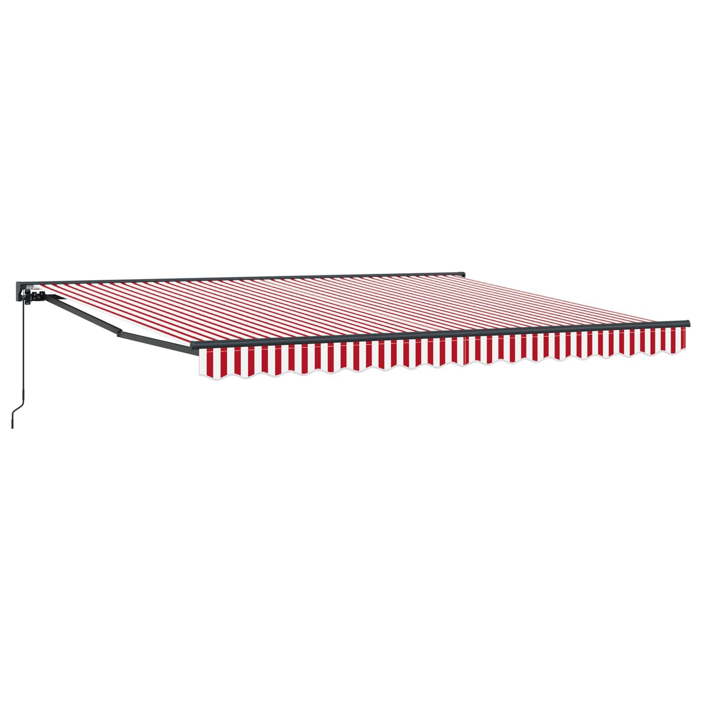 Zijde Frame Rood en Wit 400 × 300 cm Polyester met PU-coating is nu te koop bij PeponiXL, paradijselijk wonen!