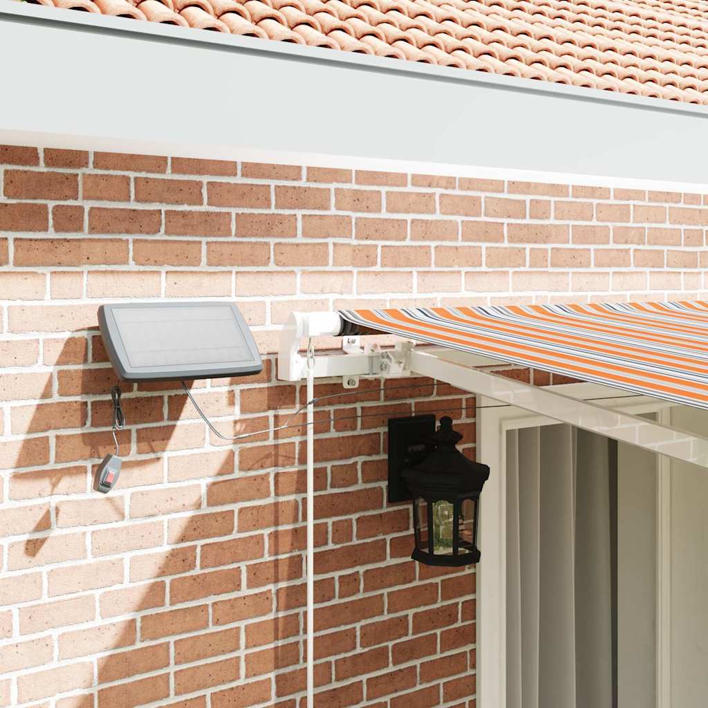 Inklapbaar Zonnescherm met Multikleur 400 ×300 cm Stof is nu te koop bij PeponiXL, paradijselijk wonen!