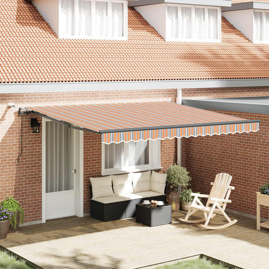 Luifeldoek met Multikleur 400 × 300 cm Polyester is nu te koop bij PeponiXL, paradijselijk wonen!