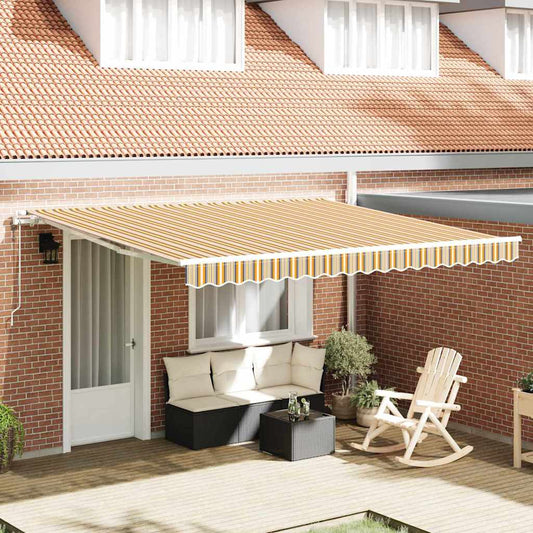 Elektrisch Uittrekbaar Zonnescherm Multikleur 400 × 300 cm is nu te koop bij PeponiXL, paradijselijk wonen!