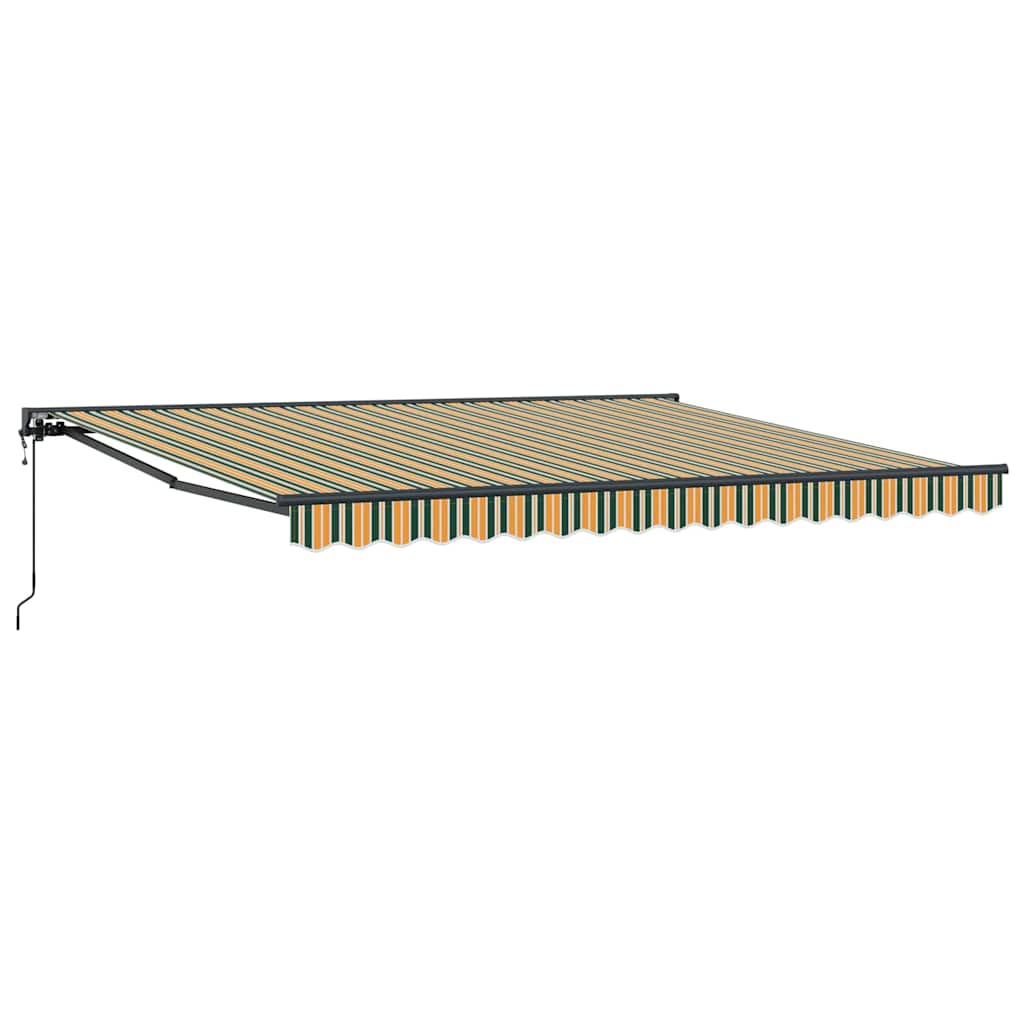 Zijde Frame Groen en Geel 400 × 300 cm Polyester met PU-coating is nu te koop bij PeponiXL, paradijselijk wonen!