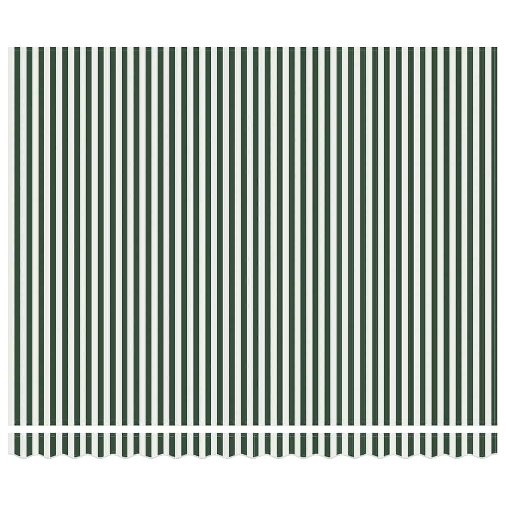 Inklapbaar Zonnescherm Groen en Wit 400 × 300 cm is nu te koop bij PeponiXL, paradijselijk wonen!