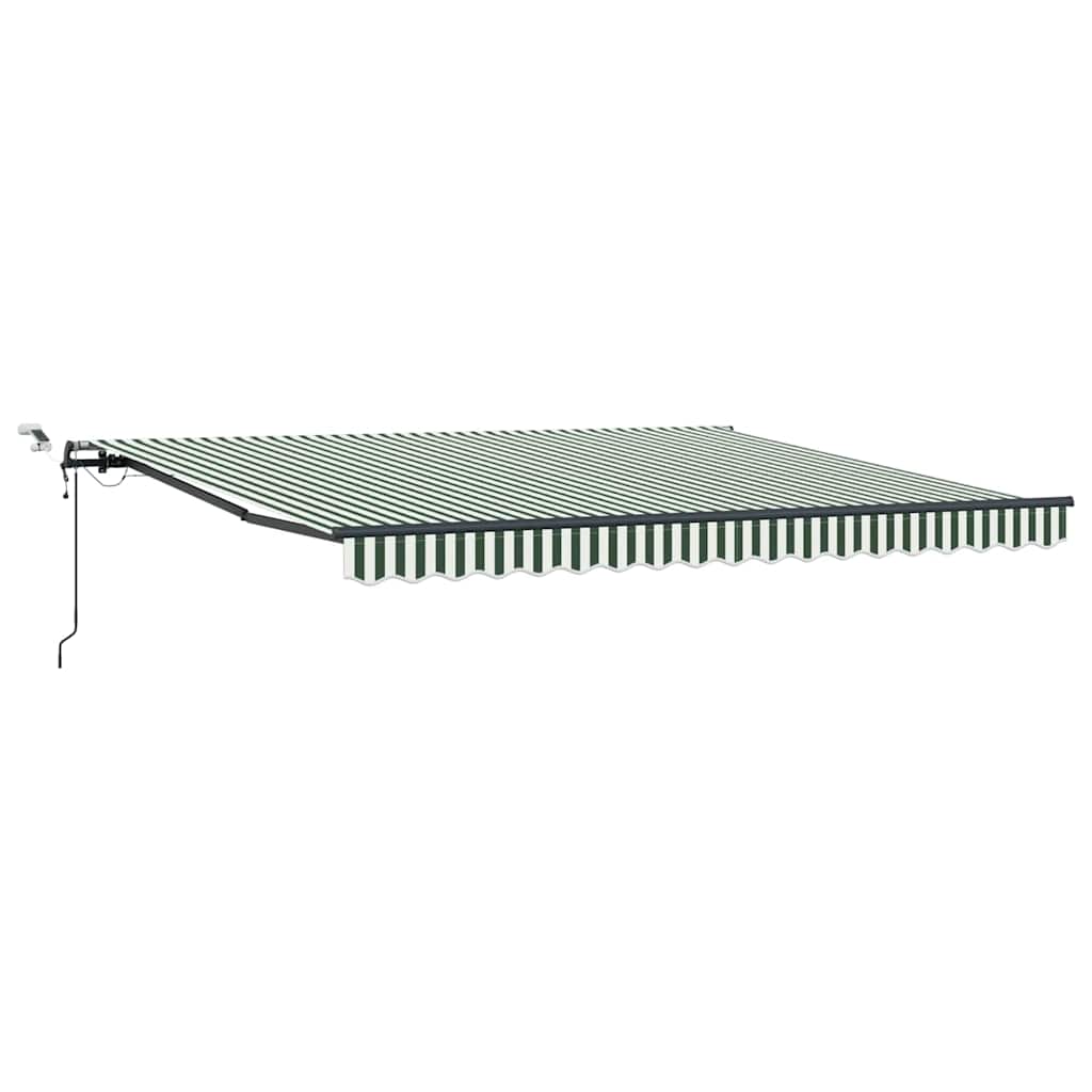 Luifeldoek met Groen en Wit 400 × 300 cm Polyester is nu te koop bij PeponiXL, paradijselijk wonen!