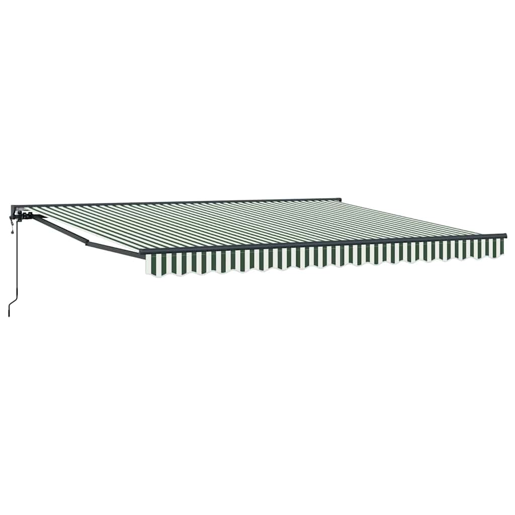 Zijde Frame Groen en Wit 400 × 300 cm Polyester met PU-coating is nu te koop bij PeponiXL, paradijselijk wonen!