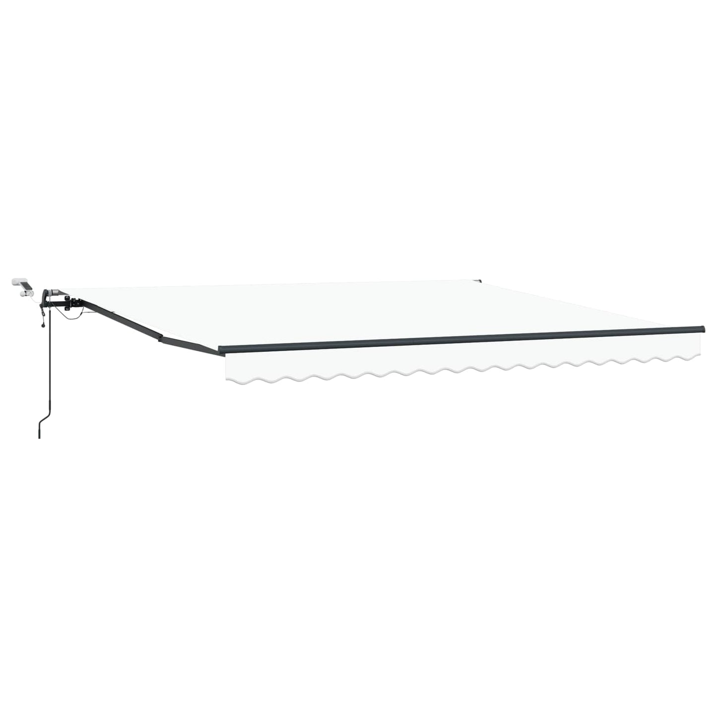 Luifeldoek met Wit 400 × 350 cm Polyester is nu te koop bij PeponiXL, paradijselijk wonen!
