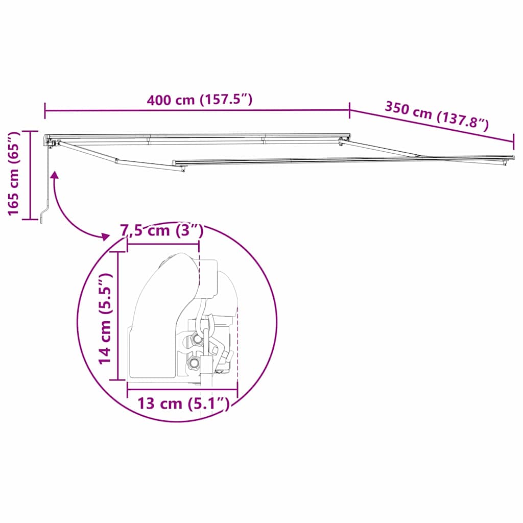 Markies Rood 400 x 350 x 165 cm Polyester en Metaal is nu te koop bij PeponiXL, paradijselijk wonen!