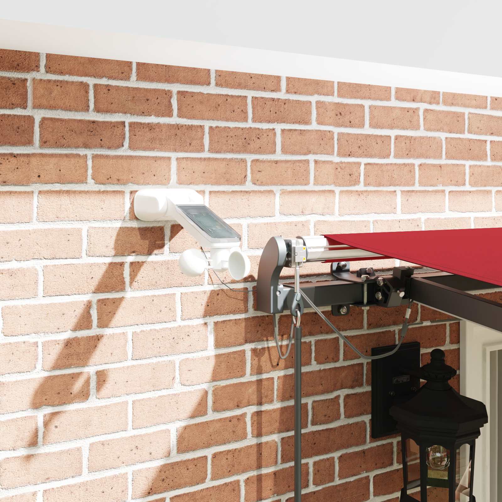 Luifeldoek met Rood 400 × 350 cm Polyester is nu te koop bij PeponiXL, paradijselijk wonen!