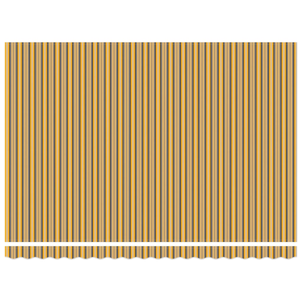 Inklapbaar Zonnescherm Multikleur 450 × 300 cm Stof en Staal is nu te koop bij PeponiXL, paradijselijk wonen!