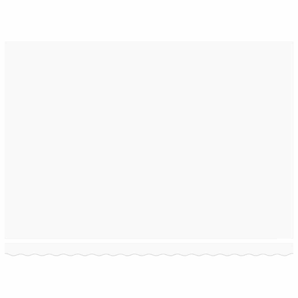 Inklapbaar Zonnescherm Wit 450 × 300 cm Stof is nu te koop bij PeponiXL, paradijselijk wonen!