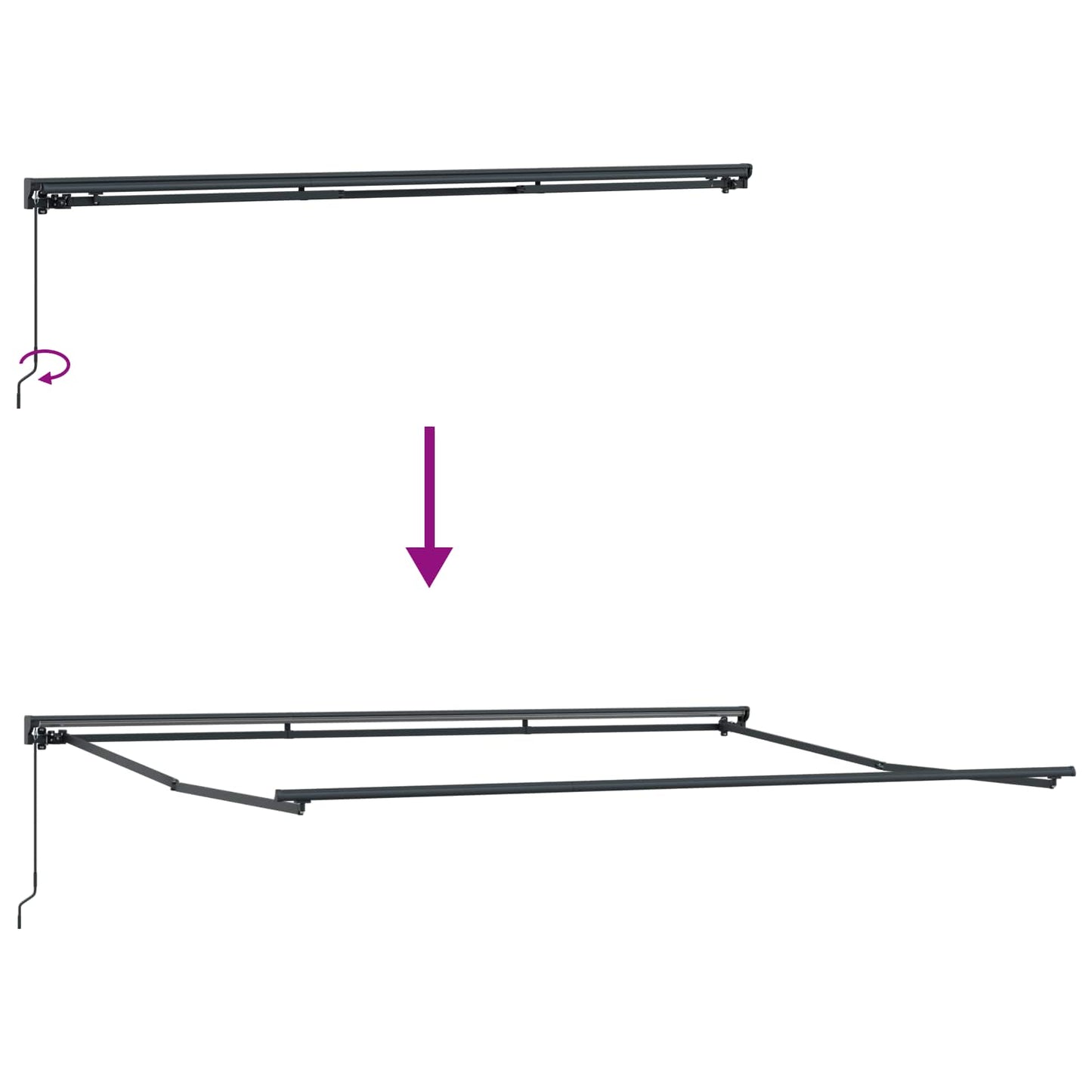 Zijde Frame Lichtgrijs 450 × 300 cm Polyester met PU-coating is nu te koop bij PeponiXL, paradijselijk wonen!