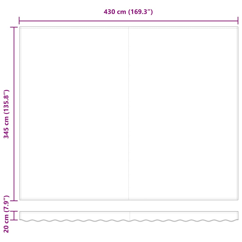 Markies Wit 450 x 350 x 165 cm Polyester is nu te koop bij PeponiXL, paradijselijk wonen!
