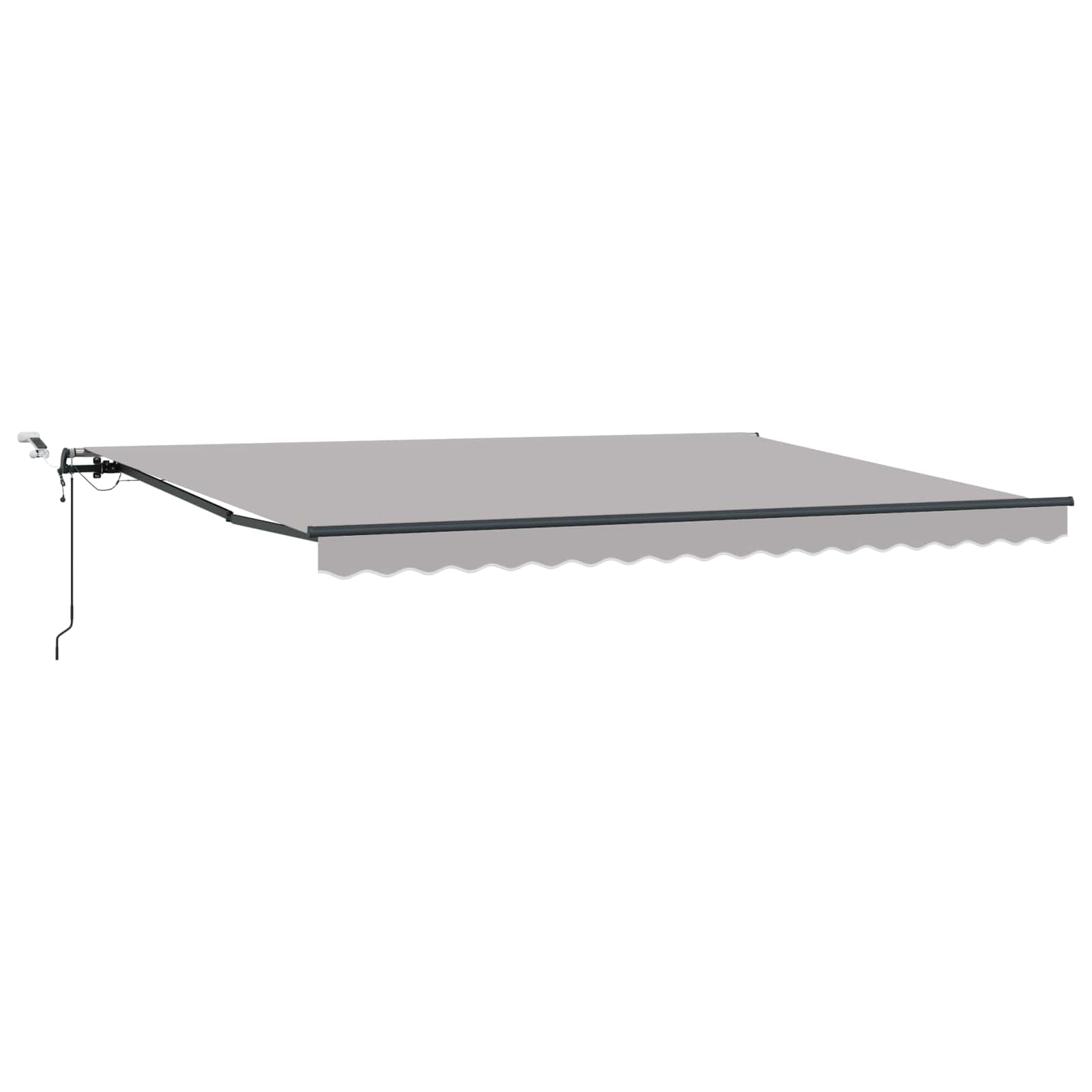 Luifeldoek met Lichtgrijs 450 × 350 cm Polyester is nu te koop bij PeponiXL, paradijselijk wonen!