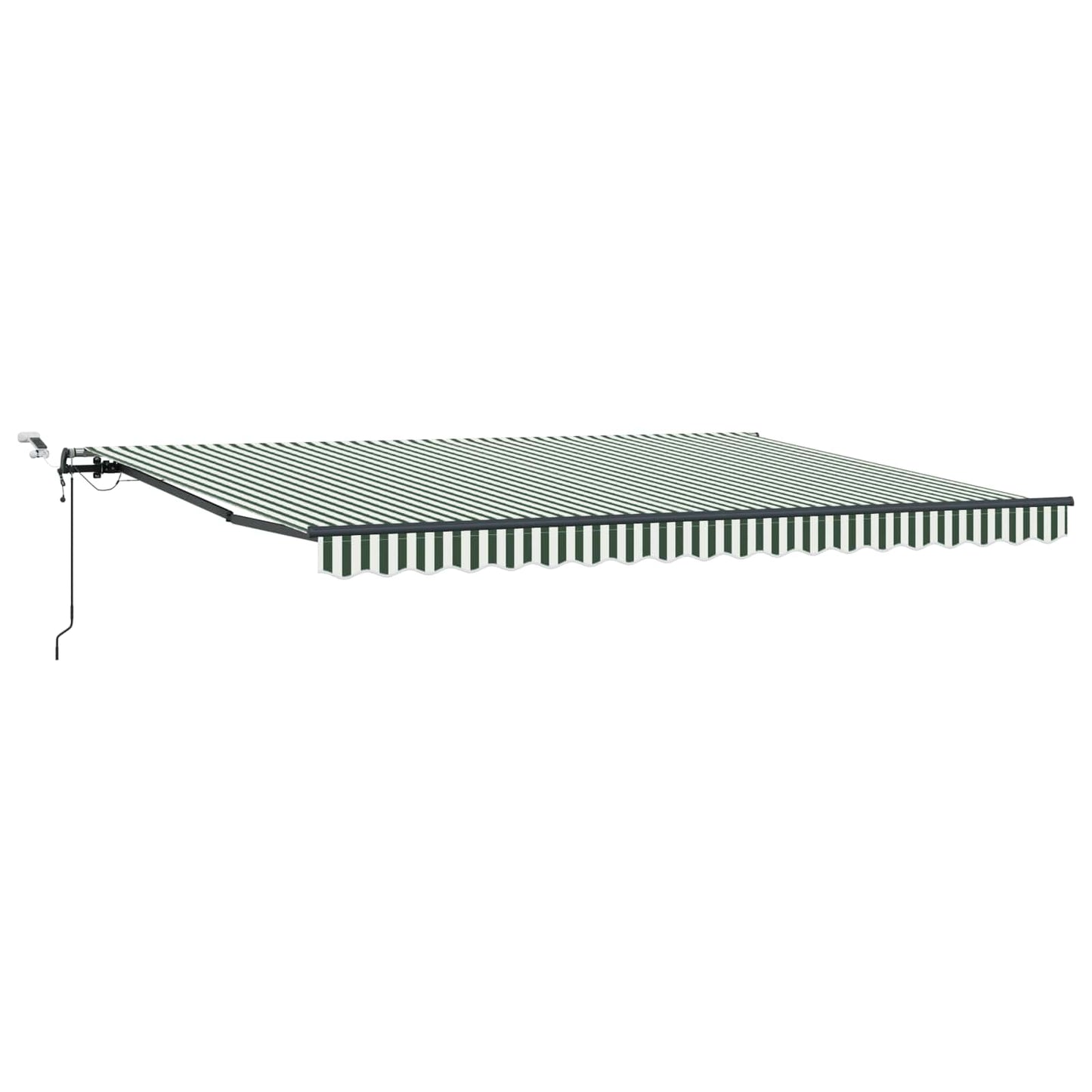 Luifeldoek met Groen en Wit 450 × 350 cm Polyester is nu te koop bij PeponiXL, paradijselijk wonen!