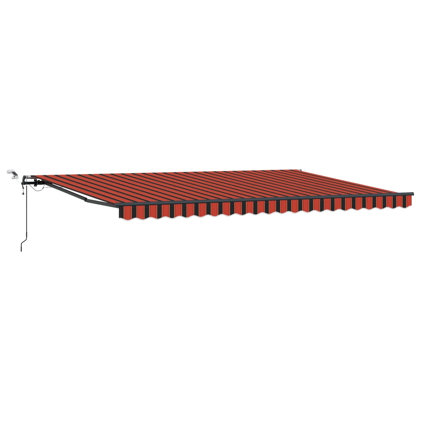 Luifeldoek met Oranje en bruin 500 × 300 cm Polyester is nu te koop bij PeponiXL, paradijselijk wonen!