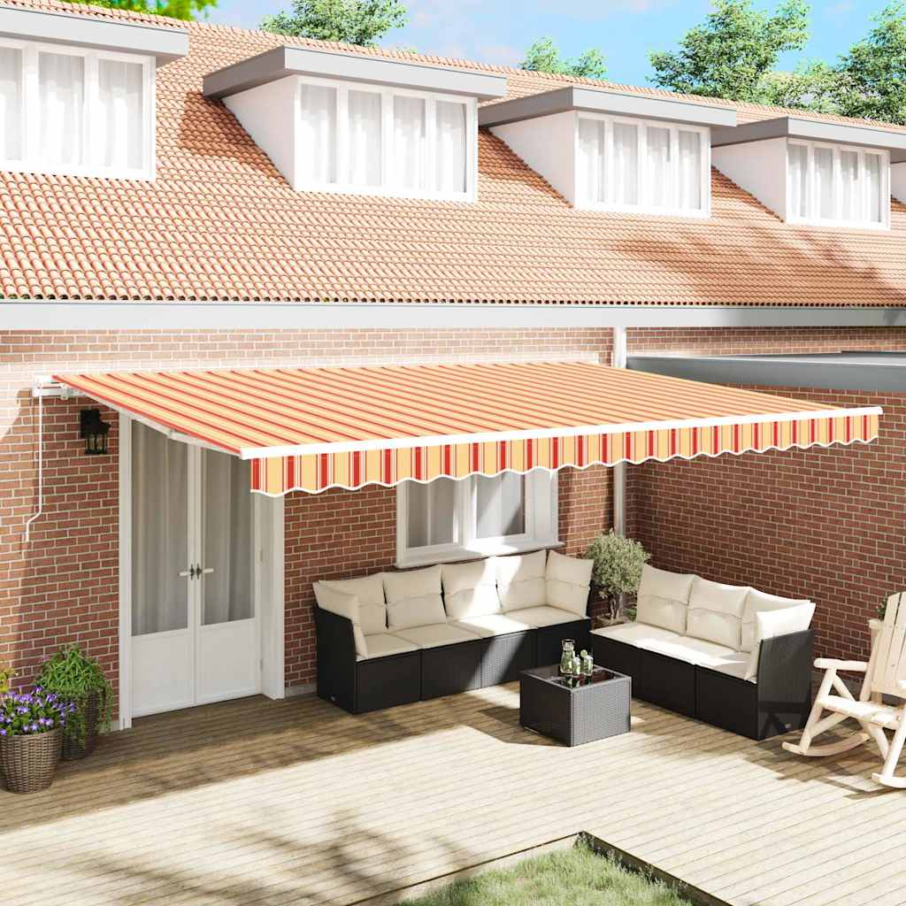Markies Geel en Oranje 500 x 300 x 165 cm Polyester en Metaal is nu te koop bij PeponiXL, paradijselijk wonen!