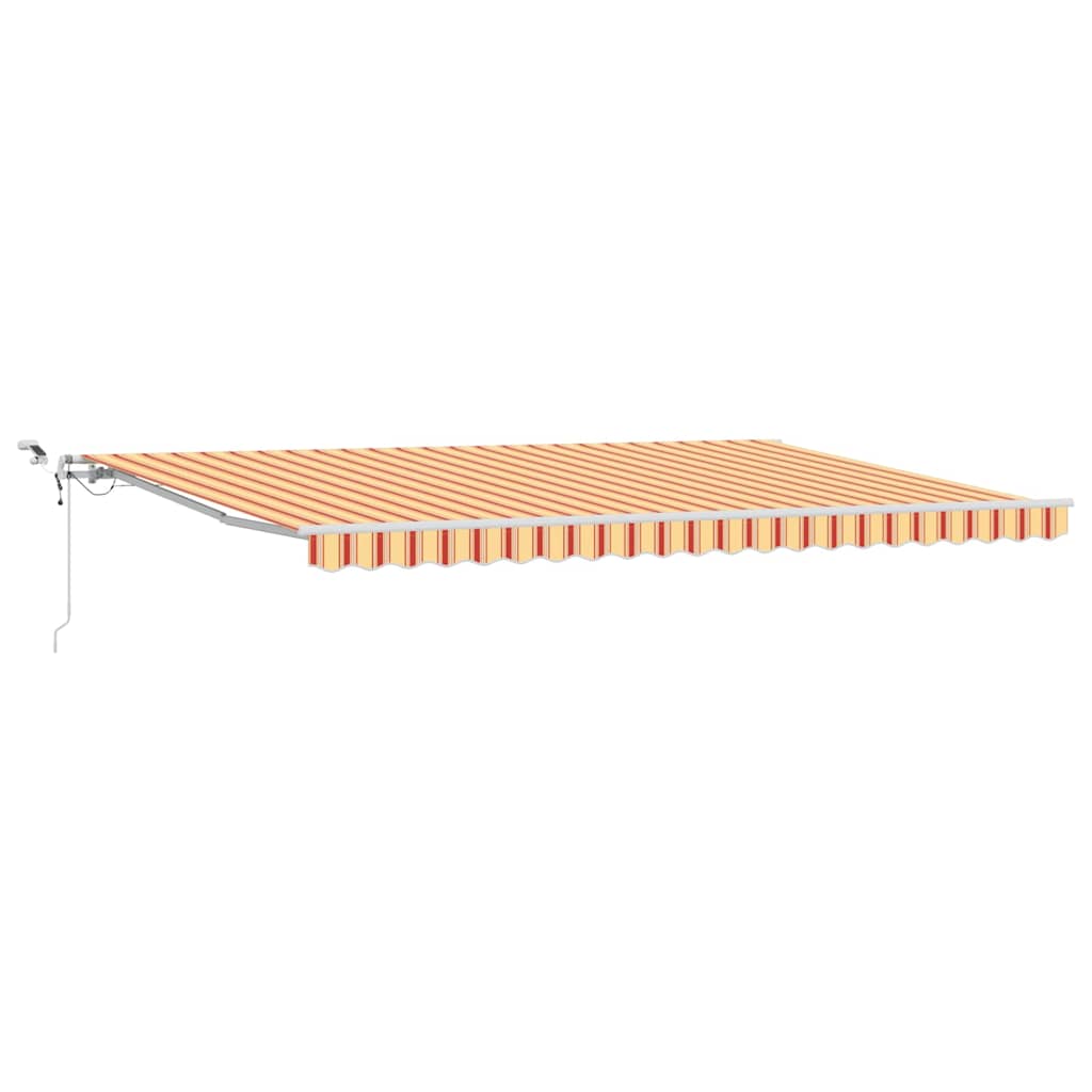 Inklapbaar Zonnescherm Geel en Oranje 500 × 300 cm is nu te koop bij PeponiXL, paradijselijk wonen!