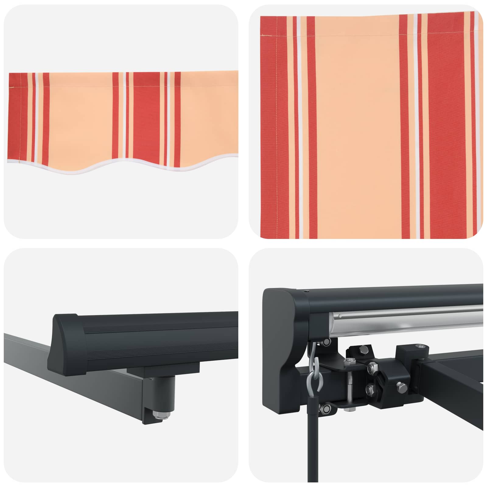 Zijde Frame Multikleur 500 × 300 cm Polyester met PU-coating is nu te koop bij PeponiXL, paradijselijk wonen!