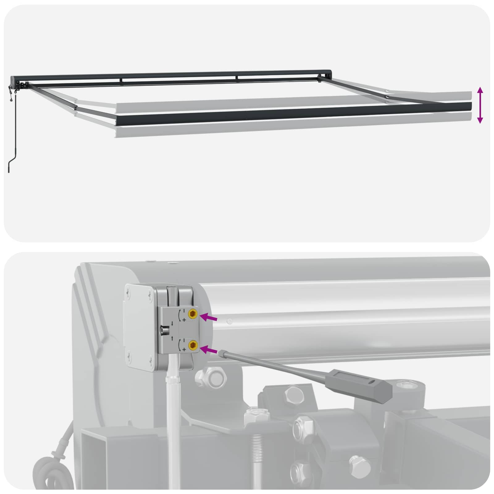 Markies Groen en Geel 500 x 300 x 165 cm Polyester en Aluminium is nu te koop bij PeponiXL, paradijselijk wonen!