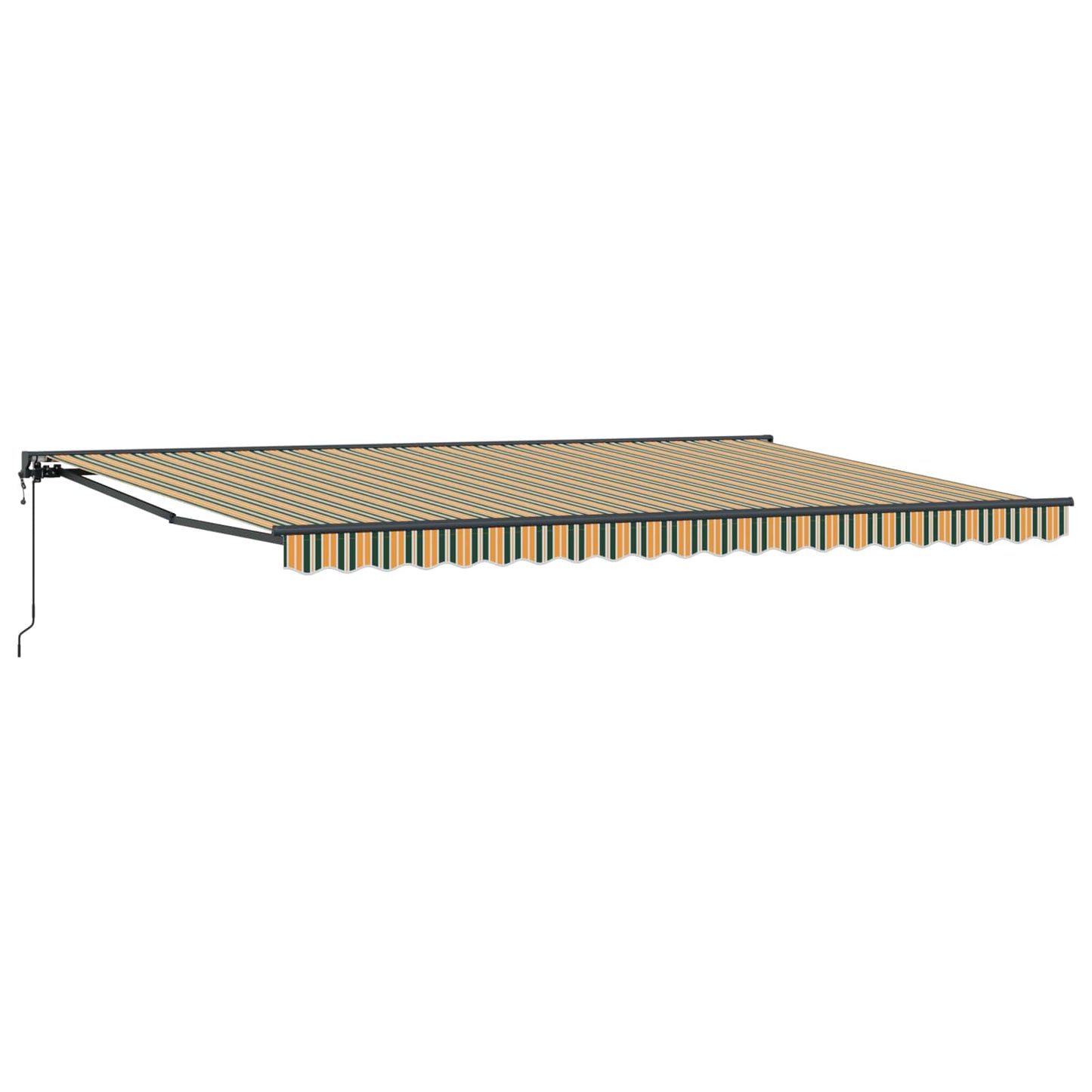 Zijde Frame Groen en Geel 500 × 300 cm Polyester met PU-coating is nu te koop bij PeponiXL, paradijselijk wonen!