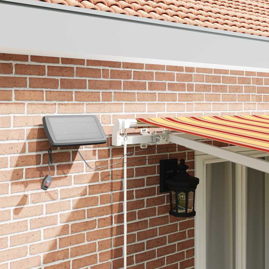 Inklapbaar Zonnescherm Geel en Oranje 500 × 350 cm is nu te koop bij PeponiXL, paradijselijk wonen!