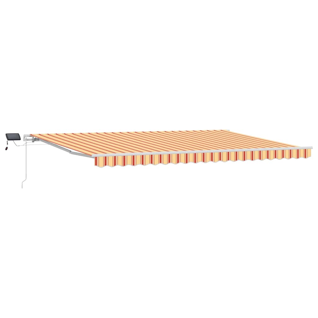 Inklapbaar Zonnescherm Geel en Oranje 500 × 350 cm is nu te koop bij PeponiXL, paradijselijk wonen!