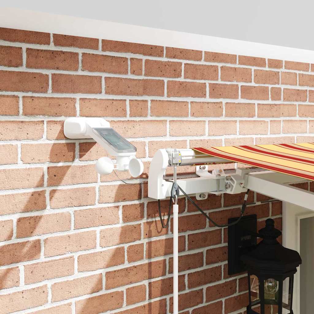 Inklapbaar Zonnescherm Geel en Oranje 500 × 350 cm is nu te koop bij PeponiXL, paradijselijk wonen!