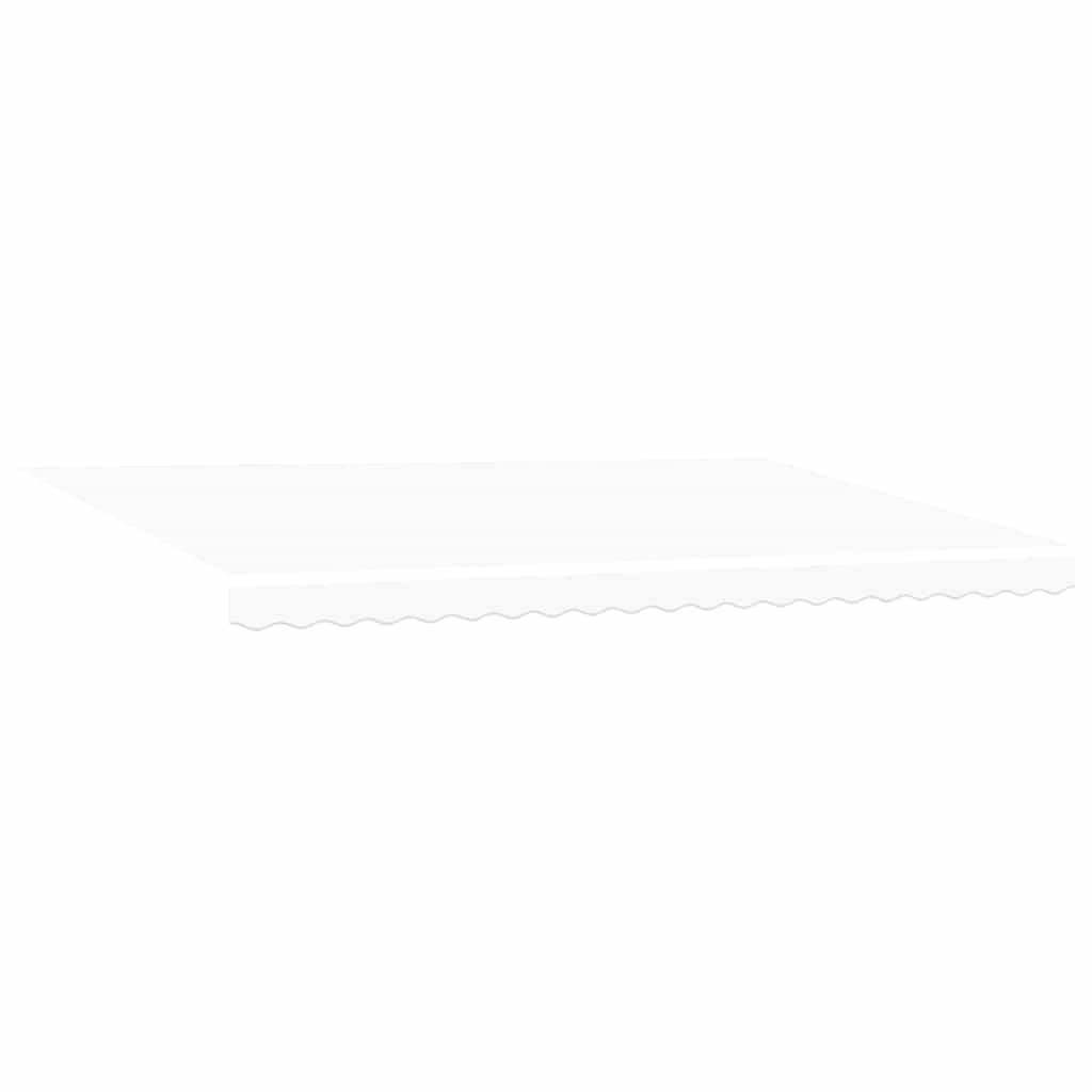 Inklapbaar Zonnescherm Wit 500 × 350 cm Polyester en Aluminium is nu te koop bij PeponiXL, paradijselijk wonen!
