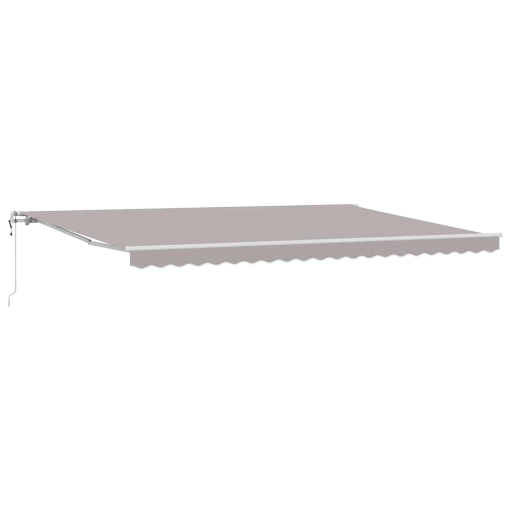 Elektrisch Uittrekbaar Zonnescherm Lichtgrijs 500 × 350 cm is nu te koop bij PeponiXL, paradijselijk wonen!