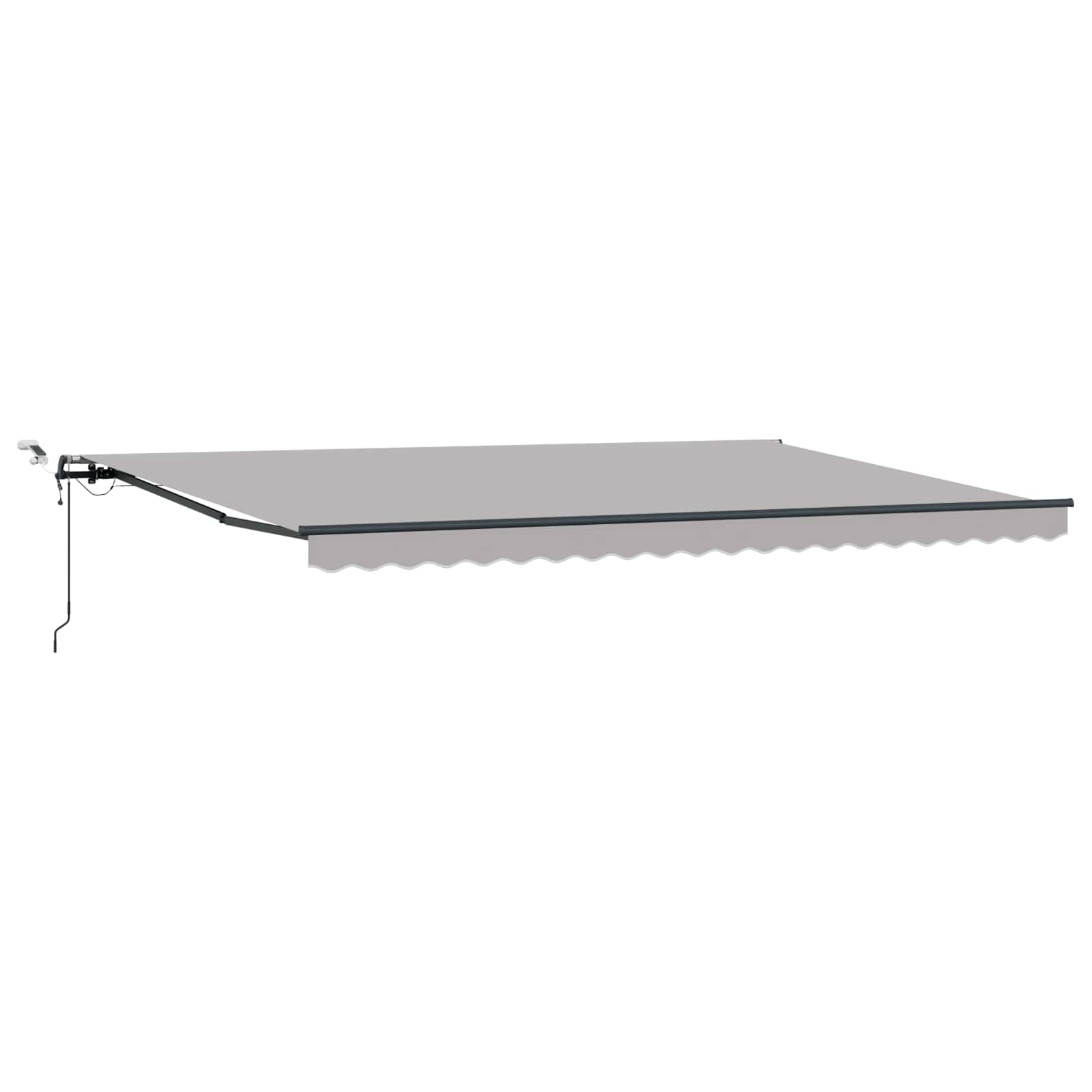 Luifeldoek Lichtgrijs 500 × 350 cm Polyester is nu te koop bij PeponiXL, paradijselijk wonen!