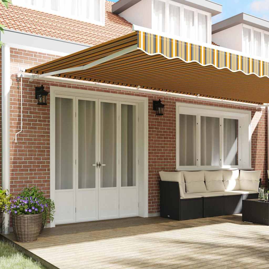 Elektrisch Uittrekbaar Zonnescherm Multikleur 600 × 350 cm is nu te koop bij PeponiXL, paradijselijk wonen!