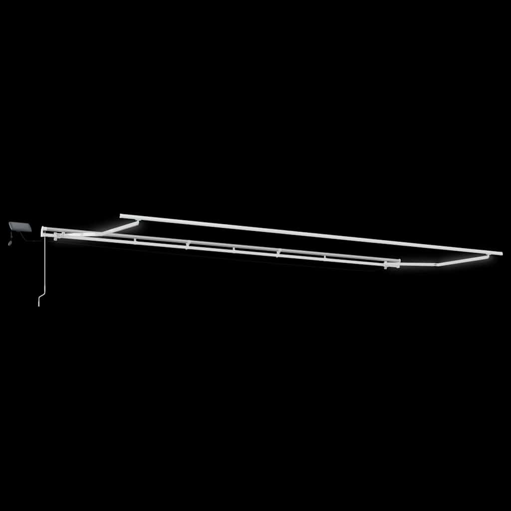 Inklapbaar Zonnescherm Rood 600 × 350 cm Stof en Staal is nu te koop bij PeponiXL, paradijselijk wonen!