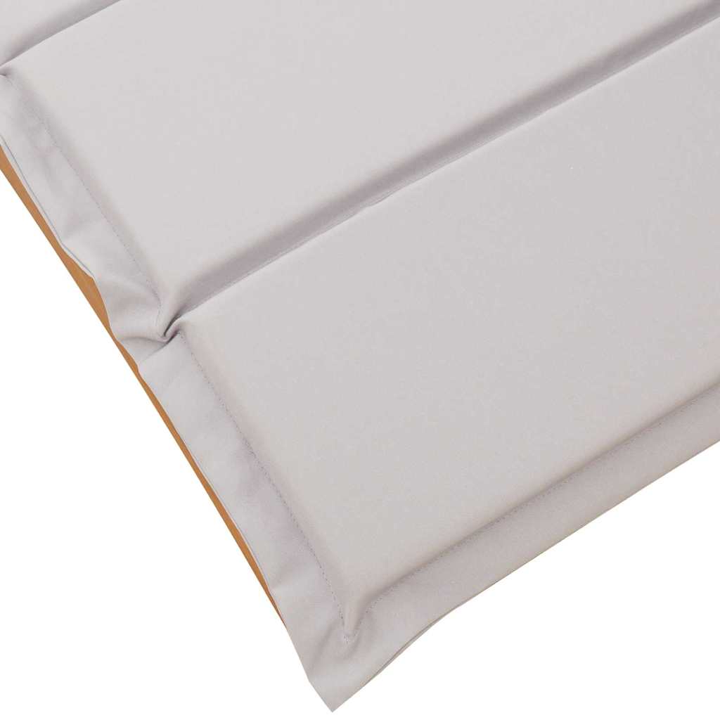 Ligbed met kussen Lichtgrijs 55 x 184 x 64cm Massief Acaciahout is nu te koop bij PeponiXL, paradijselijk wonen!