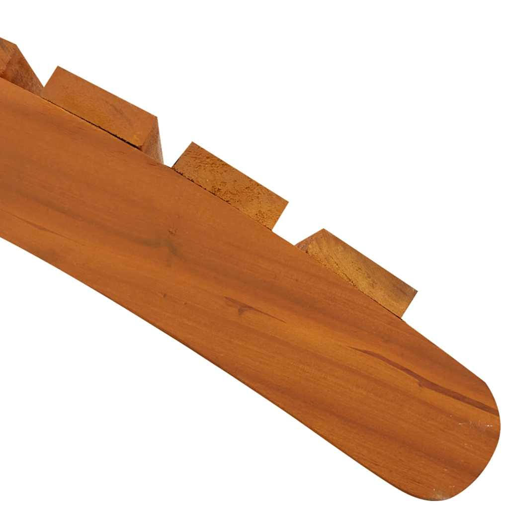 Ligbed 2 pcs Bruin 55 x 184 x 64cm Massief Acaciahout is nu te koop bij PeponiXL, paradijselijk wonen!